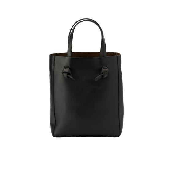 Nisolo Handbags - Nisolo 'Simone' Black Leather Convertible Shopper Bag Size OS
